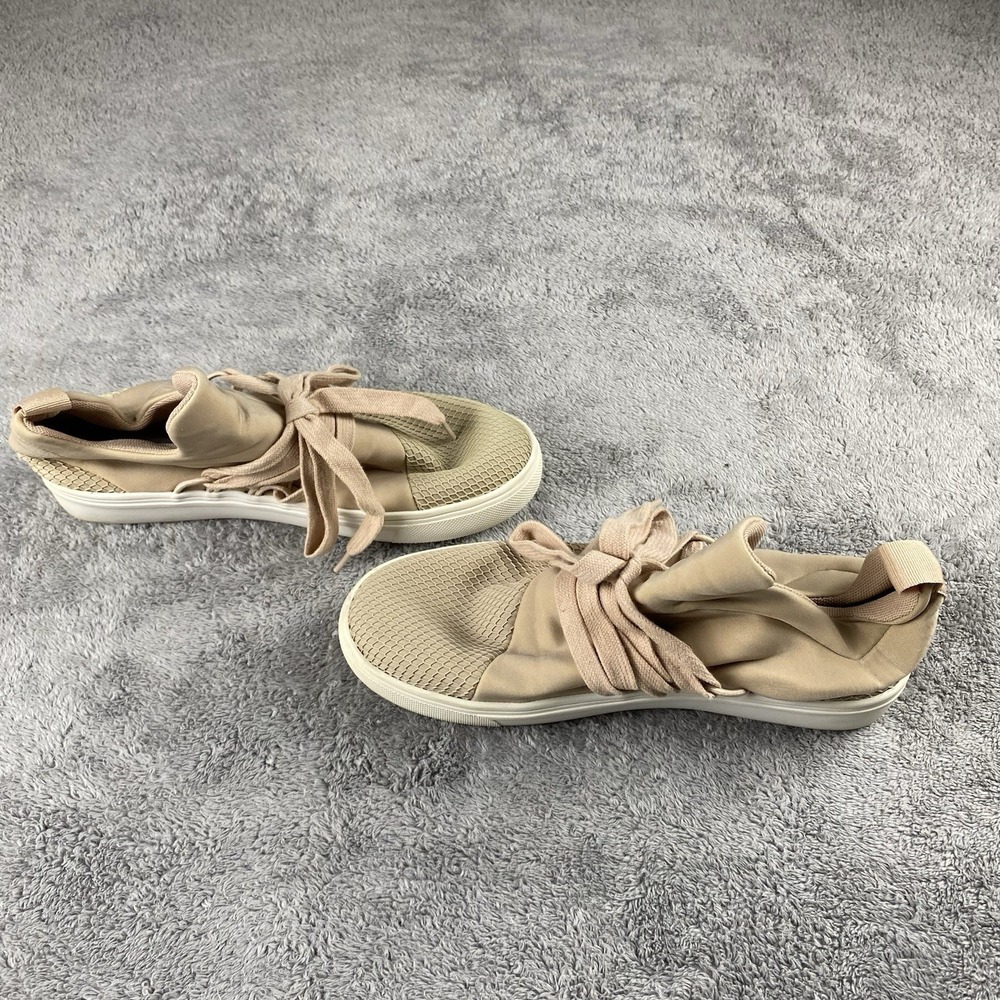 Steve Madden Lancer Fashion Sneaker Womens Size‎ 6.5 Blush Rose Pink Fabric